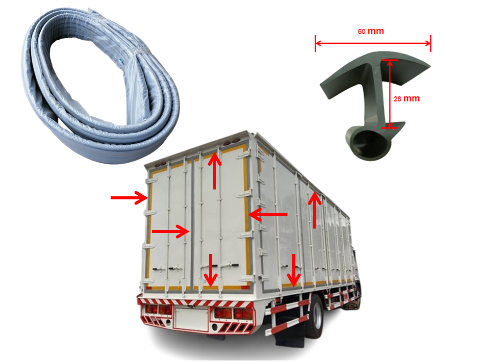 ยางขอบตู้รถบรรทุก ร้านขายยางขอบประตูตู้ทึบ ยางขอบประตู ยางตู้ทึบ ยางขอบตู้ ยางขอบประตูตู้แห้ง ยางห้องเย็น ยางห้องแห้ง